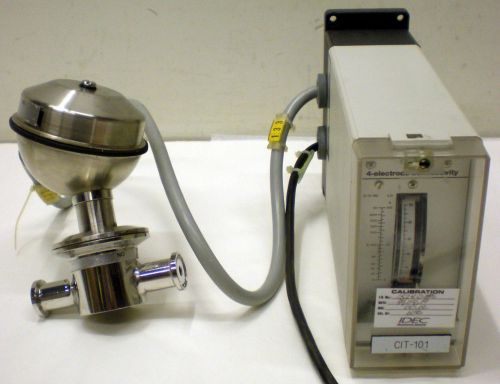 Kemotron type 822 4-electrode conductivity gauge meter type 450 enclosure sensor for sale