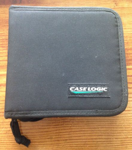 Case Logic CD/DVD  Binder, Holds 24 Disks, Black