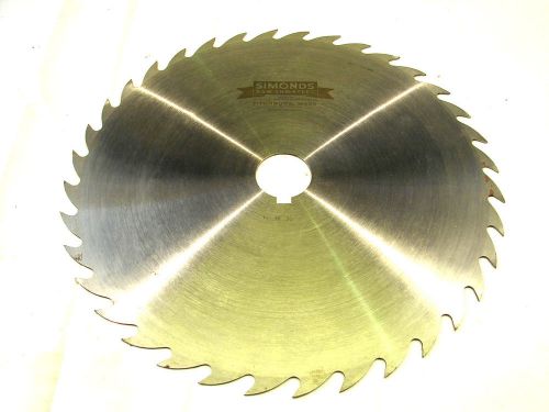 Simonds 16&#034; 36 tooth 2&#034; arbor woodcutting red center rip circular saw blade*nib* for sale