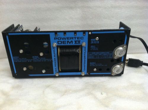 Vintage Powertec Power Supply 2R70TB radio guitar computer amp