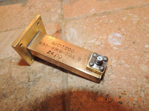 Wr75 sma transition alu gold plated alcatel lucent low return loss nice launcher for sale