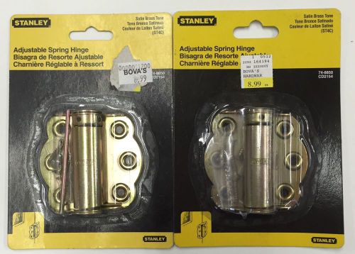 *lot of 2* stanley hardware adjustable tension screen door spring hinges cd2154 for sale