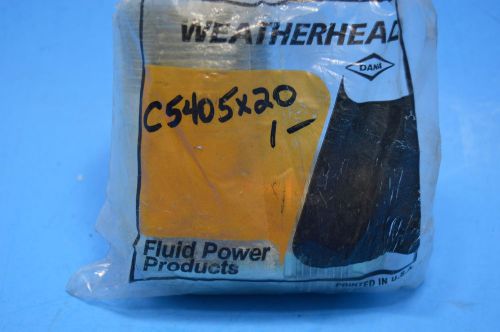 NEW WEATHERHEAD, C5405X20, CARBON STEEL, 90 Degree Elbow, NEW IN FACTORY PACKAGE