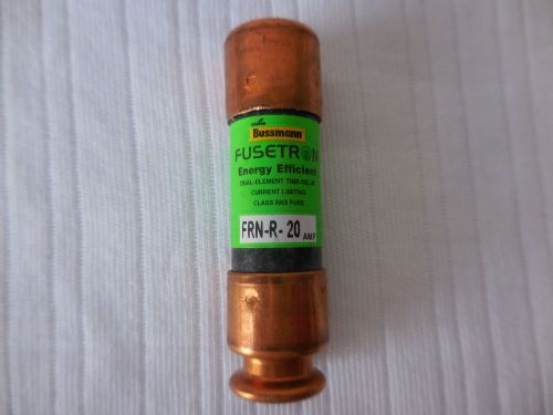 A lot of 10 FUSETRON P/N # FRN-R-20 Class RK5 TIME DELAY CURRENT LIMITING FUSE.