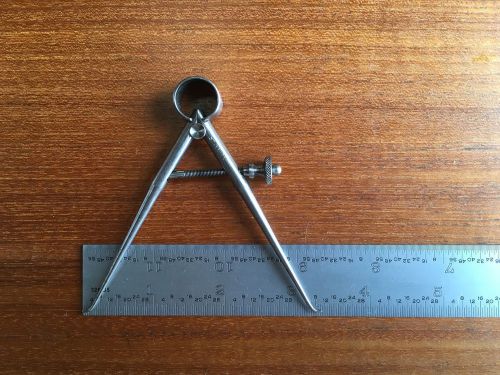 Starrett spring type round leg tool maker inside caliper for machinists etc for sale