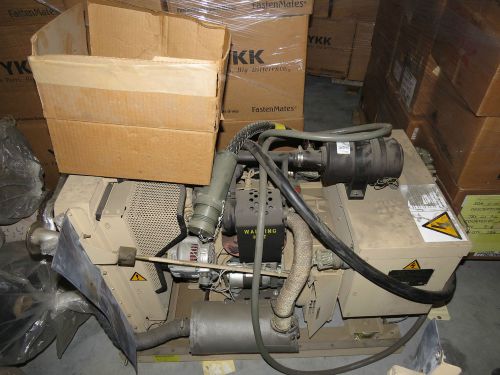 MILITARY GENERATOR 10 KW, 208 VAC, 3 PHASE. 60 HZ, AUXILIARY DIESEL POWER UNIT