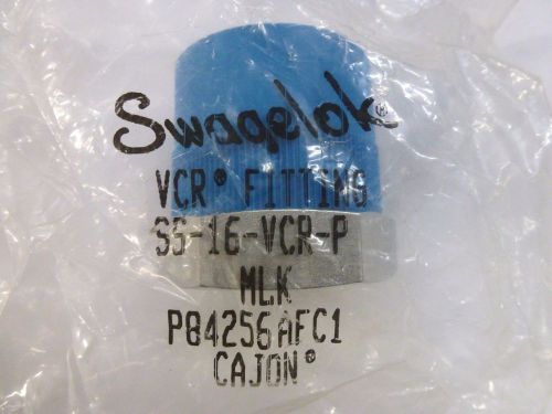 Swagelok 316 SS VCR Face Seal Fitting, 1 in. Plug  SS-16-VCR-P