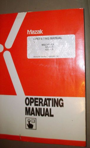 Mazak Multiplex 640/420, 625/425 Operating Manual