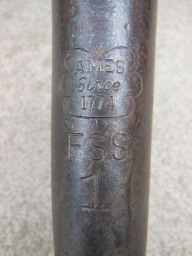 Vtg ames fss #1 fire shovel head - old marking - forest tool jeep off-road for sale