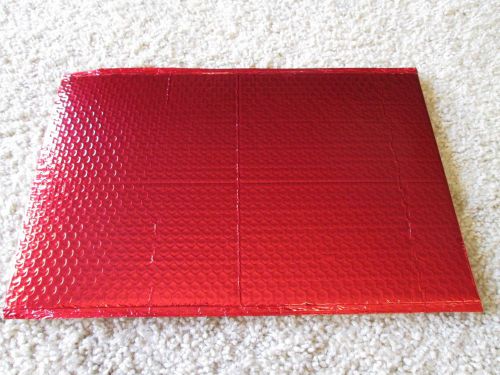 39 Red Glamour Mailers Metallic Red Shipping Envelopes 13&#034; x 17.5&#034;