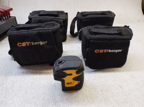 CST/BERGER MP3 LASER LEVEL (LOT OF 4) USED