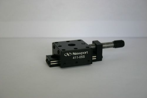 Set of Newport 411 series linear stage and mounting bracket