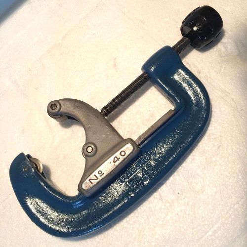 Ridgid model no.40 /  2 to 4&#034; pipe tubing cutter / light blue for sale
