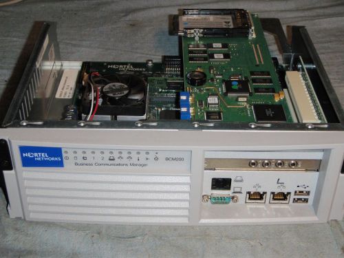 Nortel BCM200 BFT Base Function Tray NTAB9874 w/modem
