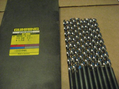 GUHRING 5.30MM #4 TURBO FLUTE T/L DRILL (AA3040-10)