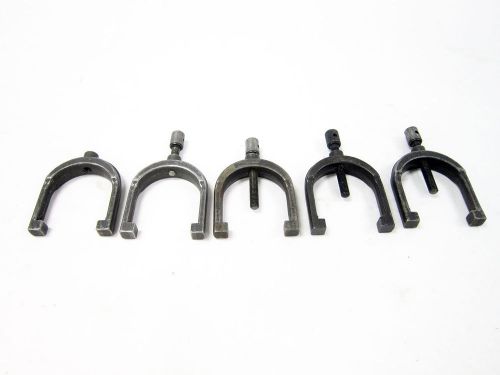 Lot of five brown &amp; sharpe v-block clamp for use with 750 type block for sale