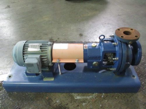 TRUFLO 3X2X6 IRON PUMP W/2HP MOTOR #610805D MOD:3X2X6 SN:9120055-5 NEW