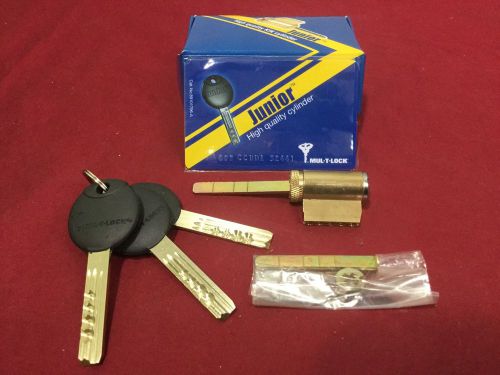 Mul-T-Lock Junior Series KIK Deadbolt Cylinder w/ 3 Keys &amp; Card - Locksmith