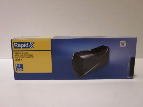 New Rapid Electric Stapler 20EX For Up To 20 Sheets Adaptor Open Box