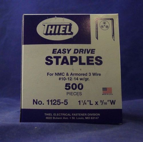 Thiel 1125-5 Easy Drive Staples Box of 500 NEW
