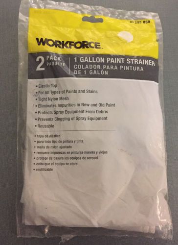 Workforce 1 Gallon Cone Paint Strainer 2 Pack