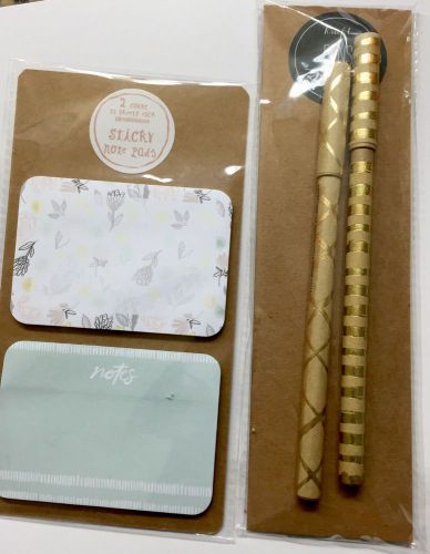 Target One Dollar Sticky Notes &amp; Pens Filofax Kikki K Life Planner