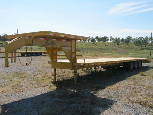 New &#039;16 gooseneck or pintle equipment trailer 40&#039; triple with duals for sale