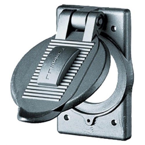 Hubbell wiring systems hbl9425 cast aluminum fs/fd mount wall plate with wdl for sale