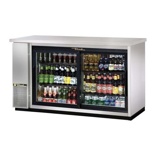 Back bar cooler two-section true refrigeration tbb-24-60g-sd-s-ld (each) for sale
