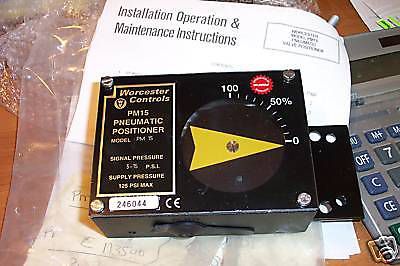 NEW WORCESTER CONTROLS PM15 PNEUMATIC POSITIONER SD*