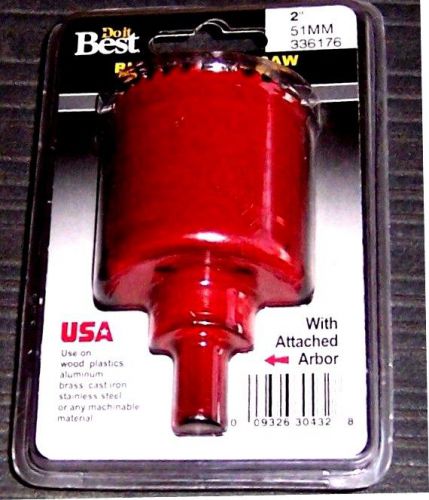 Do It Best 336176 2&#034; Self Arbored Hole Saw Manufactured By MK Morse USA