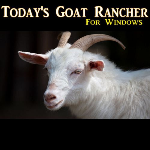 Goat Ranching for Windows - Today&#039;s Goat Rancher (Livestock Management Software)