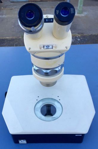 Wild Heerbrugg M5 Microscope 20x Zoom w/ Transmitted Light Base TLB4000