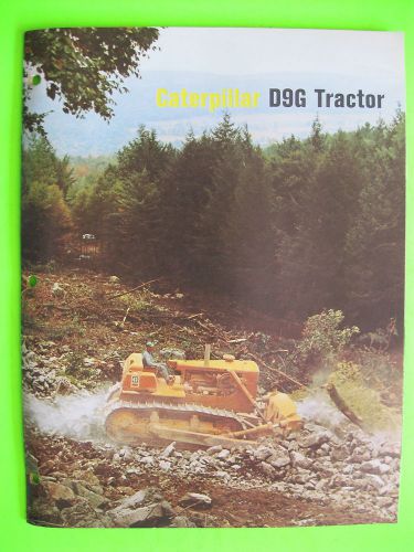 Caterpillar D9G Tractor Brochure