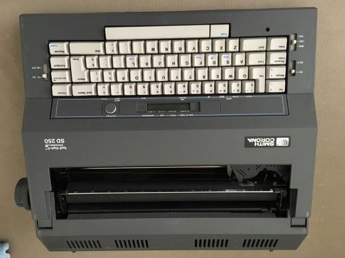 Smith Corona SD 250 Spell Right II Dictionary Memory Electric Typewriter