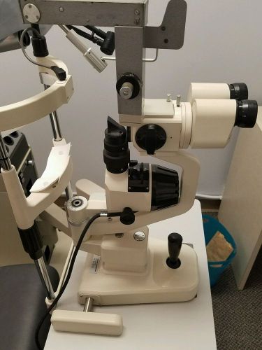 Topcon SL-2E Slit Lamp with Haag Streit 870 Tenometer