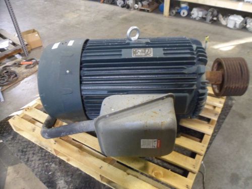 Toshiba 100hp chemical duty motor #616627j fr:444t rpm:1185 volt:460 ph:3 used for sale