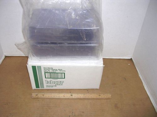 Labcor Products 730-001 55ml Non-Sterile Solutions Basins, Box of 100