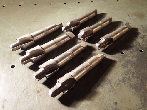 7 pieces 3/4&#034; -16 sae carbide contour port cutters morse taper #3 shank mt3 3mt for sale
