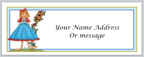 30 Personalized Return Address Labels Primitive Country Buy 3 get 1 free (c23)