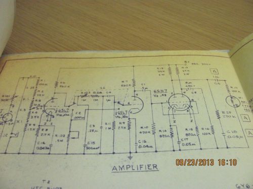 CALIDYNE MANUAL 54: Signal Monitor - Operating Instructions w/schematic # 18381