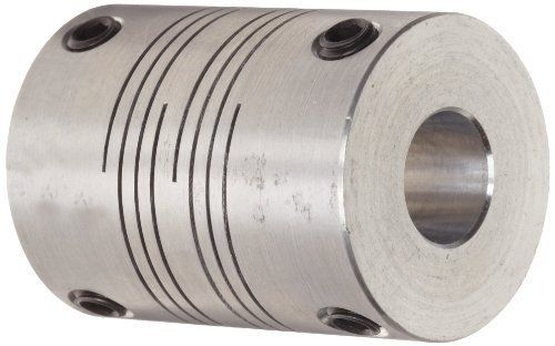 Ruland psr20-8-8-a set screw beam coupling, polished aluminum, inch, 1/2&#034; bore a for sale