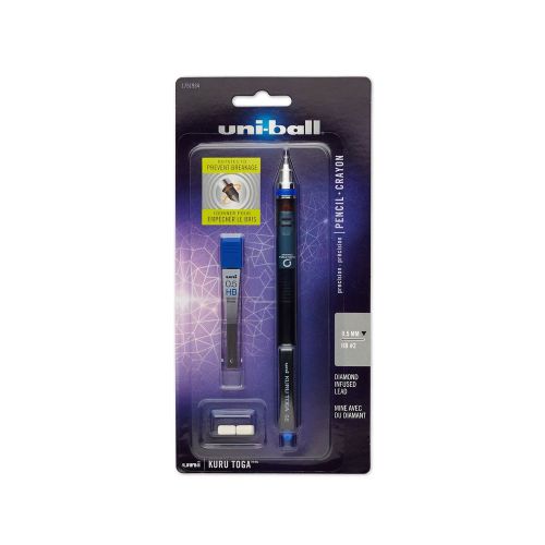 Uni-ball kurutoga mechanical pencil starter set (1751934) black/blue 1 for sale