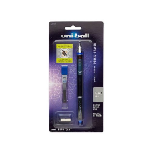 uni-ball KuruToga Mechanical Pencil Starter Set (1751934) Black/Blue 1