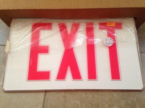 New Lithonia Precise Single-sided Edge-Lit LED Exit Sign Emergency