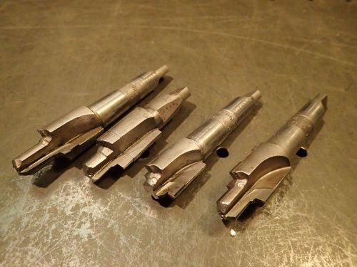 4 pc lot sae 9/16&#034; -18 carbide port contour cutters, need resharpened for sale
