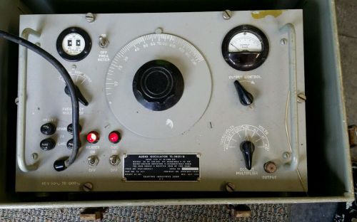 Trav Ler Radio TS 382 D/U Military Audio Oscillator (Vintage)