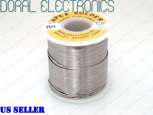 0.8mm 1.0 lb 453g 60/40 rosin core flux tin lead roll soldering solder wire 1lb for sale