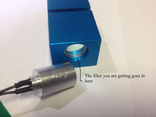 Ocean Optics Spectrometer Blue Filter R-LS-450 LS-450-CO2 Dichroic Filter (.490)