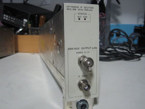 HP AGILENT 70902A IF SECTION RES BW 10HZ-300KHZ